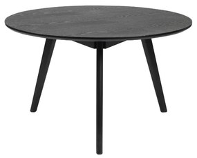 Czarny stolik Rowico YuRAi , ⌀ 90 cm