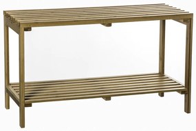Regał bambusowy do łazienki, ława, 78x32x46 cm