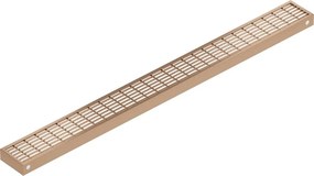 Mexen Flat M33 maskownica do odpływu liniowego 60 cm, miedź szczotkowana - 1C33060