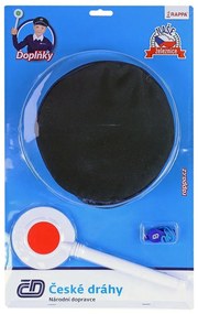 Zestaw Rappa České dráhy z gwizdkiem i packą, 3szt.