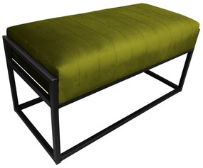 Ławka KAYA LOFT BL75 pufa podnóżek metal