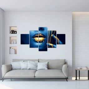 Obraz ludzkiej twarzy (125x70 cm)