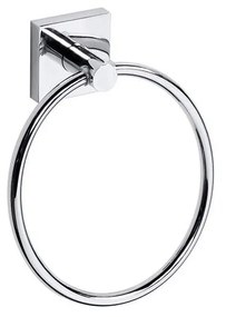 Srebrny uchwyt na ręczniki 16,8x18,8 cm