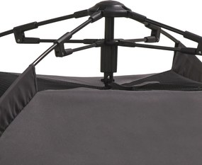 PawHut Namiot dla zwierząt, namiot dla psów na zewnątrz, 110 cm x 110 cm x 85 cm. Kotwy do zakotwiczenia + Torba transportowa. Zielony + Ciemnoszary