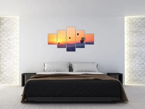 Obraz balonów na ogrzane powietrze (125x70 cm)