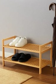 Drewniany stojak na obuwie W6-D26