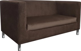 Sofa Monaco : Kolor nogi - Chrom, Kolor tkaniny - Kronos6/Poso6, Typ tkaniny - Kronos/Poso, Wysokość nogi - 15 cm
