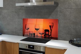 Szkło Ozdobne do Kuchni Zestaw Eleganckich Kieliszków