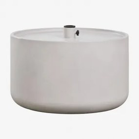 Podstawa Parasola Okrągłego Ø60 Cm Z Cementu Darwys Jasnoszary - Sklum