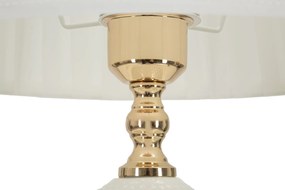 Lampa stołowa z ozdobną bazą CASERTA, 57 cm