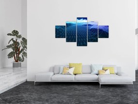 Obraz - Góry w modelu komputerowym (125x70 cm)