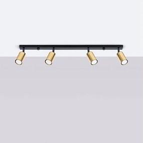 Listwa oświetleniowa WINX 4L czarna/złota