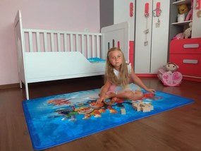 Dywan Ultra Miękki 100x150 cm - Psi Patrol Niebieski