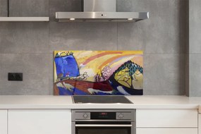 Panel nad Blat Kuchenny Obraz z Trójką - Wassily Kandinsky