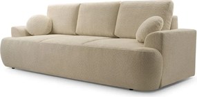 Sofa VELO z funkcja spania i pojemnikiem BEŻOWY CORAL 50