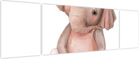 Obraz - Zwierzątko akwarelowe N⁰5 (170x50 cm)