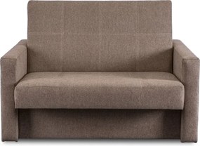 Fotel do Spania MILAN 2 Amerykanka Rozkładany Dwuosobowy Beżowy Nowoczesny