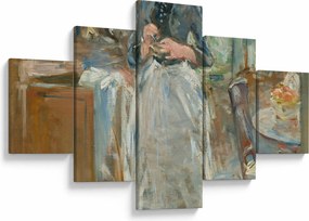 Obraz - Berthe Morisoti, In the Dining Room, reprodukcje (125x70 cm)
