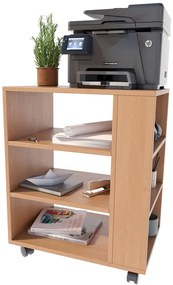 Szafka na drukarkę na kółkach olcha W1-W82
