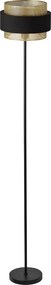Osram - Lampa stojąca DECOR HORNET 1xE27/10W/230V czarna/złota