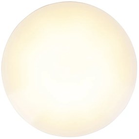 Nowoczesna lampa sufitowa biała w komplecie z LED 15W IP44 - Tiho Nowoczesny Oswietlenie wewnetrzne