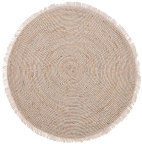Dywan do salonu okrągły, Ø 80 cm, z liści kukurydzy