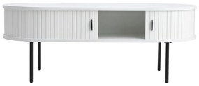 Biały stolik w dekorze dębu 60x120 cm Nola – Unique Furniture