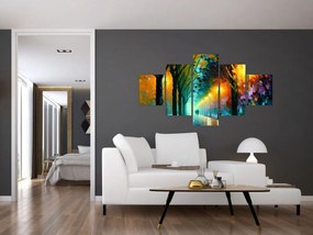 Obraz - Nocny spacer (125x70 cm)