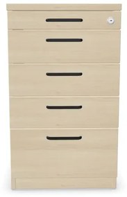 Kontenerek biurowy EASY SPACE 4D PB 43cm akacjowy  NOWY STYL