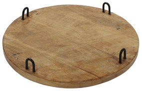 Deska do serwowania przekąsek, w stylu eko do każdej kuchni, Ø 40 cm