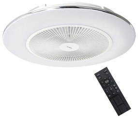 Brilagi - LED Oświetlenie ściemnialne z wentylatorem AURA LED/38W/230V biały + pilot