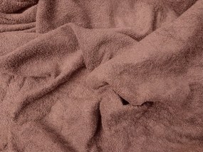 PrzytulneMieszkanie.pl Prześcieradło frotte MOLTON ciemnobrązowe 90 x 200 cm