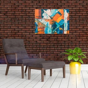 Obraz na szkle - Abstrakcja (70x50 cm)