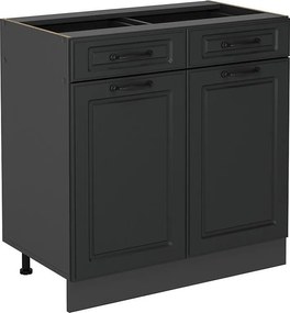 Szafka dolna do kuchni antracytowy domek wiejski 80x46x81.6 r-line