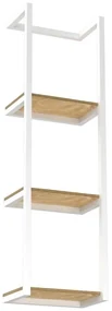Ścienny wieszak na ręcznik 78x23 cm białe