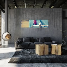 Obraz turkusowego weterana (170x50 cm)