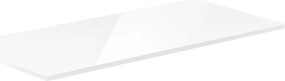 Mexen Uni blat naszafkowy 80 cm, biały połysk - 91AXX-0804-464-18-00