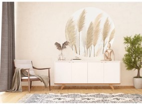 Okrągła fototapeta Pampas 125 x 125 cm, 2 części