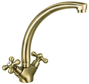 FERRO - Bateria zlewozmywakowa ANTICA brąz