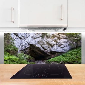Panel Szklany do Kuchni Tajemnicza Górska Grota
