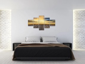Obraz - Molo z widokiem (125x70 cm)