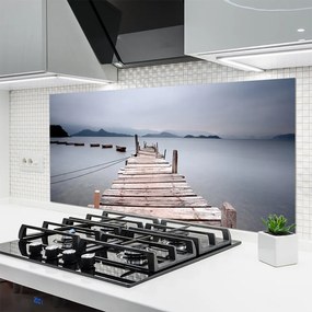 Szkło do Kuchni na Ścianę Stalowa Konstrukcja Nad Zatoką