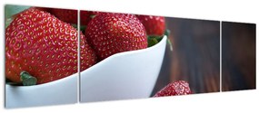 Obraz truskawek (170x50 cm)