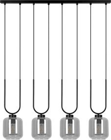 Wisząca szeroka lampa grafitowa L1-L77