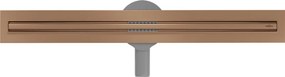 Mexen Flat 360° Slim odpływ liniowy obrotowy 50 cm, miedź szczotkowana - 1C41050