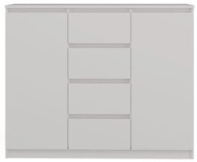 Komoda z 6 szufladami Malwa 2D4S/120 BIAŁY