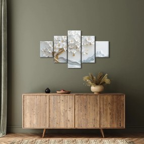 Obraz – Eleganckie drzewo życia 3D (125x70 cm)