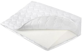 Bellatex Klinowa poduszka pod głowę z przeszyciem, biały, 80 x 50 x 20 cm
