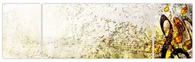 Obraz - Potęga muzyki (170x50 cm)