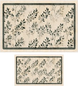 Beżowe dywaniki łazienkowe zestaw 2 szt. 60x100 cm – Foutastic